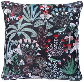 Dekoratyvinė pagalvėlė Home4you Holly, juoda sp./įvairių spalvų, 45 cm x 45 cm