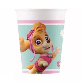 Vienkartiniai puodeliai GoDan Paw Patrol Skye & Everest, 200 ml, 8 vnt.