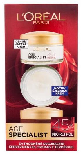 Набор кремов для лица L’Oréal Paris Age Specialist 45+ Day & Night, 100 мл, 45+, SPF 20, 2 шт.
