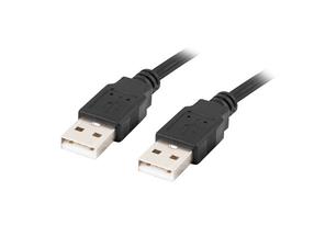 Kaabel Lanberg CA-USBA-20CU-0018-BK USB A male, USB Type A, 1.8 m, must v.