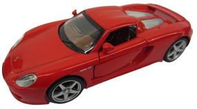 Rotaļlieta automašīna MSZ Porsche Carrera GT, sarkana krās., 1:32