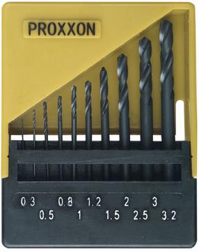 Urbju komplekts Proxxon Micromot 28874, metāla, hss, cilindrisks, 0.3-3.2 mm x 4.4 cm