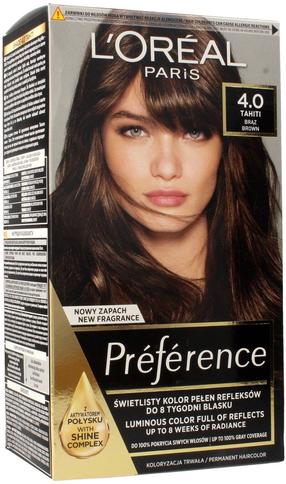 Kраска для волос L’Oréal Paris Preference, tahiti цв., 4.0, 160 мл