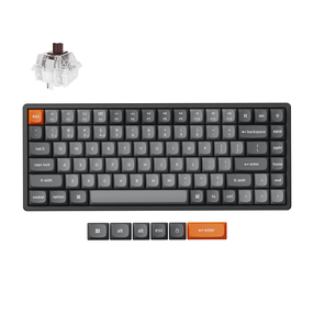 Juhtmevaba mänguklaviatuur Keychron K2 Max Wireless K2M-J3 Keychron Super Brown, Inglise (US), must v.