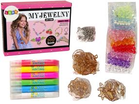 Papuošalų gamybos rinkinys Lean Toys My Jewelny, įvairių spalvų