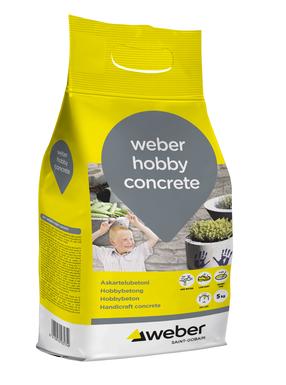 Betonas Saint-Gobain Weber Hobbyconcrete, dekoratyvinis, 5 kg