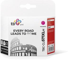 Кассета для принтера TB Print TBC-CLI571XLM, фуксия (magenta) цв., 12.5 мл