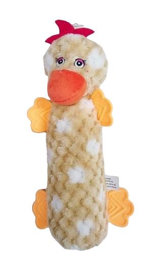 Žaislas šuniui, pliušinis Yarro International Duck, 28 cm, smėlio sp.