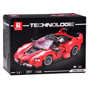 Конструктор, автомобиль Technologie ZA5786, 360 шт., красный цв.