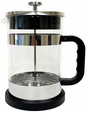  Kafijas kanna French Press Aroma & Sensum, 1.5 l, sudraba krās./melna krās.