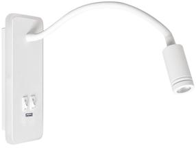 Valgusti öölamp Milagro Base ML6349, LED, 4000 °K, 2 x 8 W, valge v. / valge v.
