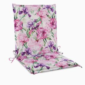 Lauko kėdės pagalvėlė Garden, rožinė sp./violetinė sp., 90 x 45 cm