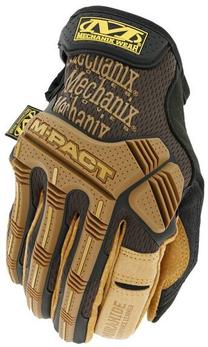 Darbo pirštinės Mechanix Wear Leather M-Pact LMP-75-012, ruda sp./juoda sp., XXL, 2 vnt.