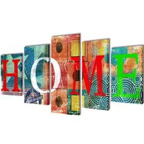 Foto paveikslas VLX Colourful Home 5pcs, 200 cm x 100 cm