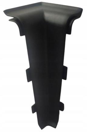 Внутренний угол плинтуса Salag SG75 SG7C15, черный цв.