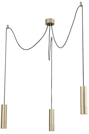 Lampa karināms AZzardo Locus L 3 AZ3404, GU10, 3 x 35 W, zelta krās. / zelta krās.