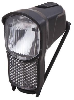 Dviračių žibintas Spanninga Illico 2 XB 4 LUX SNG-161628, plastikas, balta sp./juoda sp.