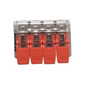 Klemmplokk Elektrowerk, 0,2–4 mm², 4 koht., 32 A, oranž v.