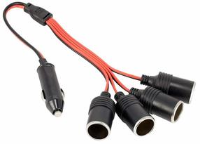 Auto laadija Carmotion 58628 4 × 150mm + 150mm, Cigarette Lighter Socket