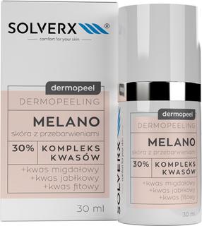 Скраб для лица Solverx Melano Dermopeel, 30 мл