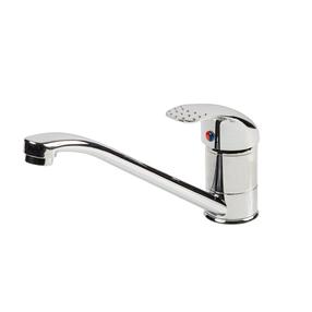 Virtuves jaucējkrāns Thema Lux ECO DF2207, hroma krās./nerūsējošā tērauda krās.