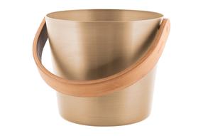 Saunos kibiras Rento champagne, aliuminis, 5 l, 23 x 23 cm, šampano sp.