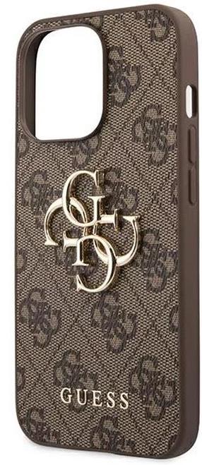 Telefono dėklas Guess 4G Metal Logo Case, ruda sp., Apple