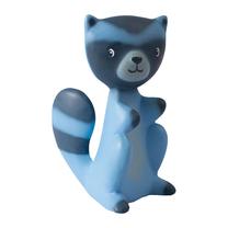 Kramtukai kūdikiams Tikiri Raccon Squeaker, mėlyna sp.