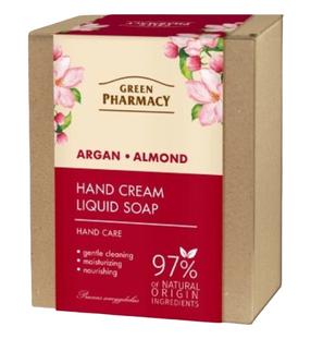 Набор для ухода за руками Green Pharmacy Almond and Argan, 2 шт.