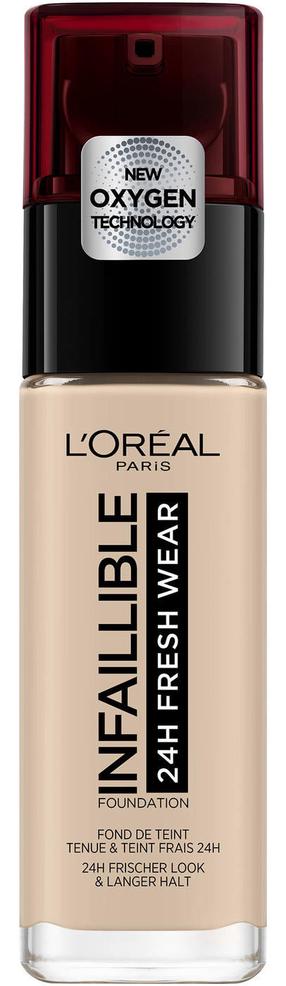 Šķidrā grima bāze L’Oréal Paris Infallible 24H Fresh Wear, 15 porcelain, 30 ml