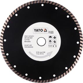 Teemantketas Yato YT-6025, 230 mm x 22.2 mm x 3.1 mm