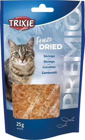 Skanėstas katėms Trixie Freeze Dried Shrimps, 0.025 kg