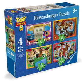 Puzle 4in1 Ravensburger Toy Story, 27 cm x 19 cm, 72 gab.