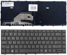 Nešiojamų kompiuterių klaviatūra HP Probook: 430 G5 440 G5, Anglų (US), juoda, belaidė