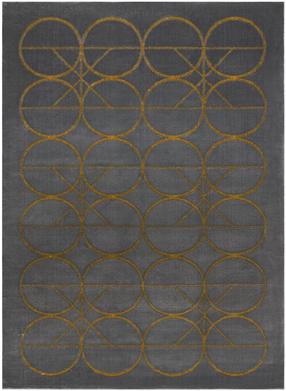 Vaip sise Hakano Estema Circles, kuldne v./grafiit v., 190 cm x 140 cm
