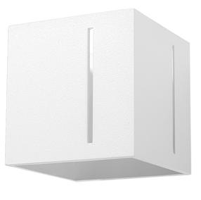 Lampa sienas Sollux Pixar 5902622428949, G9, 1 x 40 W, balta krās. / balta krās.