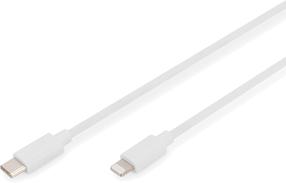 Kabelis Digitus USB-C - Lightning DB-600109-020-W USB-C, Lightning, 2 m, balta krās.