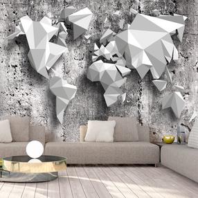 Fototapeet Artgeist World Map: Origami SFT1703, 70 cm x 100 cm