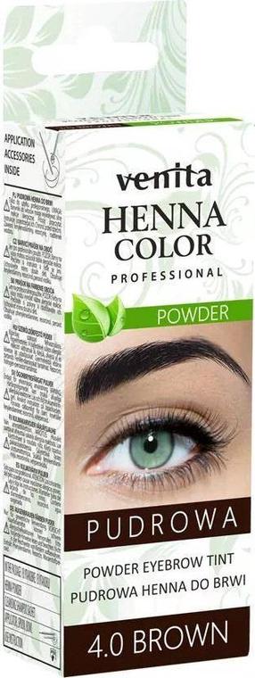 Набор для макияжа бровей Venita Henna Color, 4.0 г, коричневый цв. 4