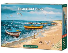 Dėlionė Castorland Morning at the Seaside, 47 cm x 33 cm, 500 vnt., įvairių spalvų