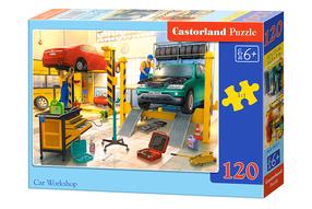 Pusle Castorland Car Workshop 13531, 23 cm x 32 cm, 120 tk, mitmevärviline