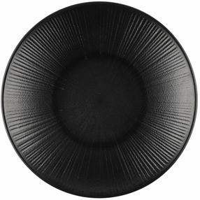 Väike taldrik Maku 645105, 21 cm, pet, must v.