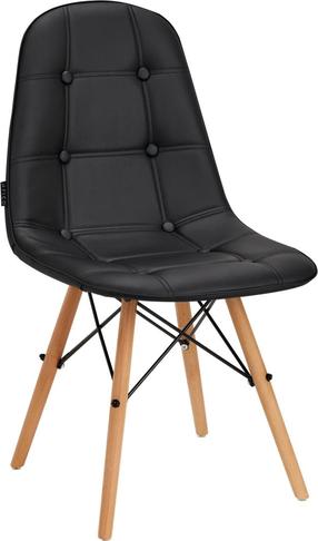 Söögitoa tool ActivEshop QS-185, matt, must v., 38 cm x 43 cm