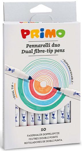 Vildikad Primo Dual, kahepoolsed, mitmevärviline, 10 tk