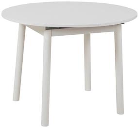 Stalas išskleidžiamas Kalune Design Oliver, balta sp., 100 - 139 cm x 100 cm x 75 cm