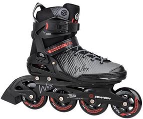 Роликовые коньки Tempish Wox Uni Inline, черный цв./красный цв., 44