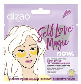 Paakių kaukė Dizao Natural Self Love Magic Hyaluron, Collagen and Retinol, 8 g, 2 vnt.
