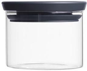 Lielapjoma produktu konteiners Brabantia 298301, 0.3 l, 10.5 cm, caurspīdīga krās./pelēka krās.