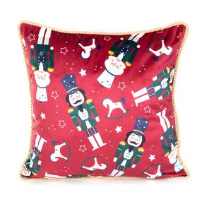Kalėdinis dekoratyvinės pagalvėlės užvalkalas Homla Aitona 868141, raudona, 45 cm x 45 cm
