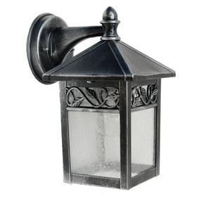 Sieninis lauko šviestuvas Elstead Lighting Winchcombe 1, 60W, E27, IP44, juoda sp., 15 cm x 26.2 cm